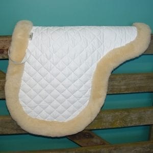 Sheepskin equestrian at Ecwool