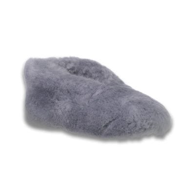 snuggle sheepskin slipper grey - ecowool