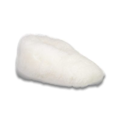 sheepskin slipper snigg;e white - ecowool