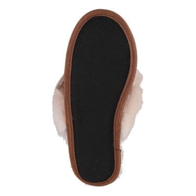softee sheepskin scuff chestnut - ecowool
