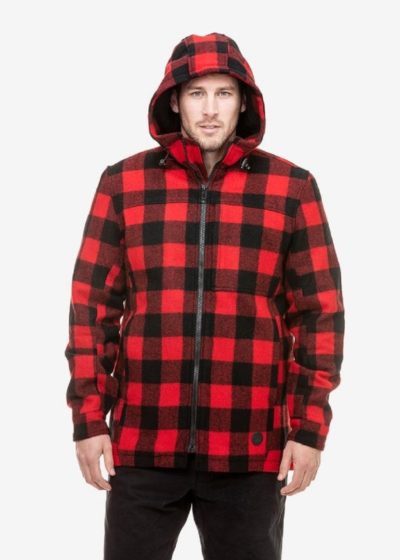swandri hudson hoody red blk - ecowool