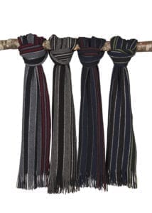 possum merino college scarf ink black twilight char