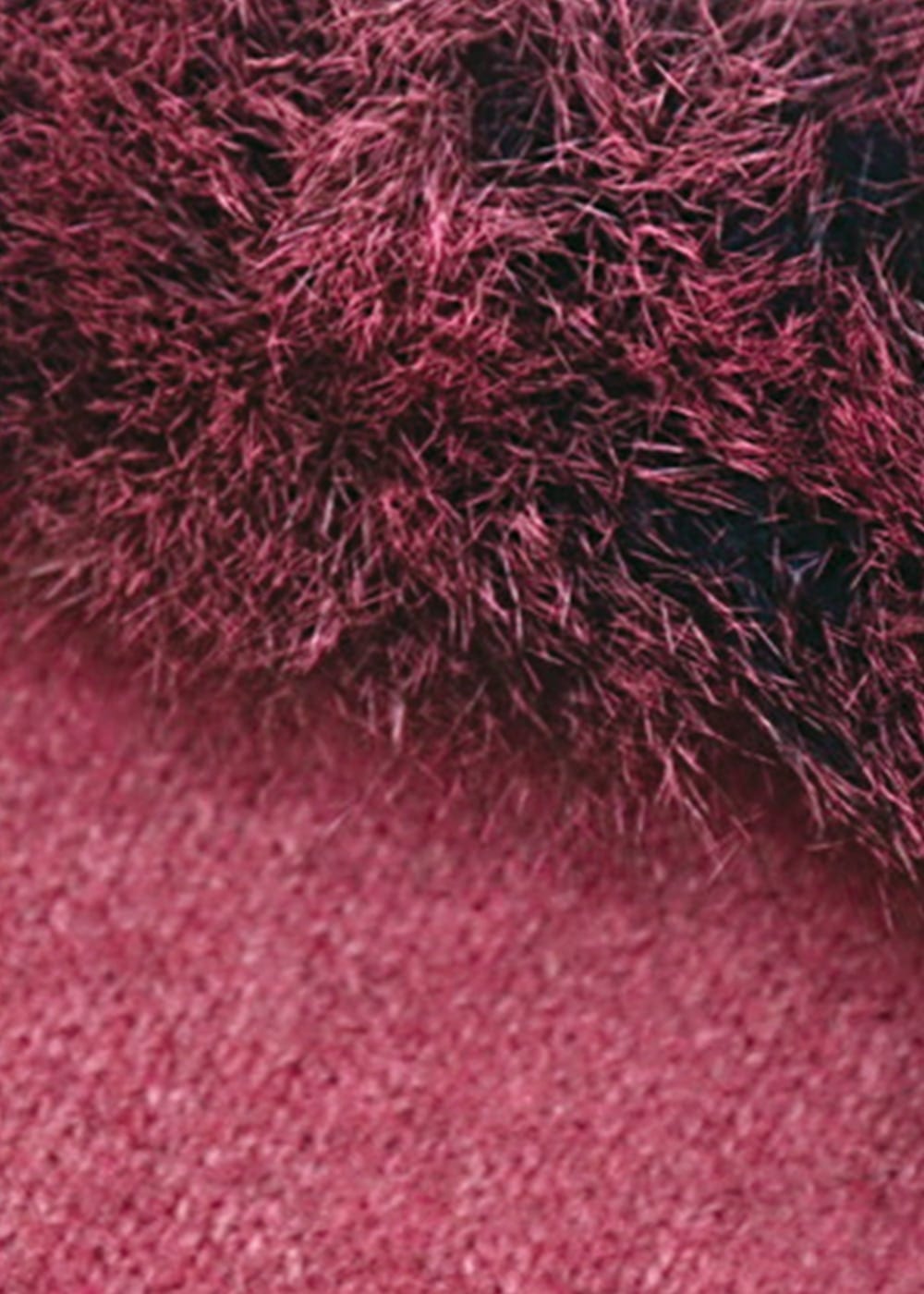Fluffy pink possum