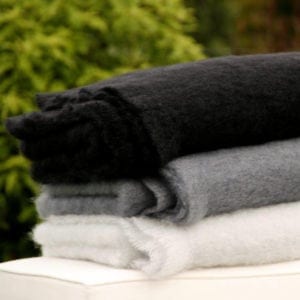 Mohair throws - Ecowool