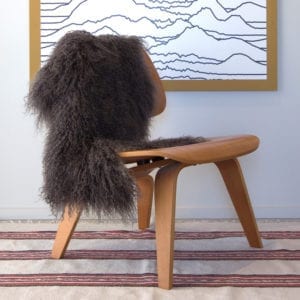 Bowron Tibetan Rug Warm Grey - Ecowool