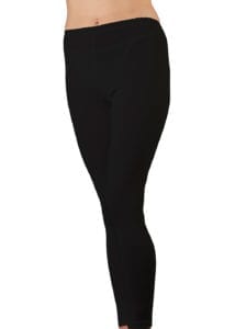 Supreme merino womens leggings black - Ecowool