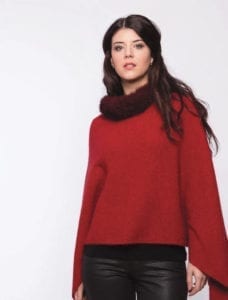 red possum merino knitwear