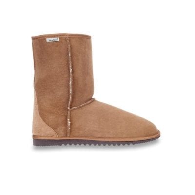 ecowool sheepskin low boot chestnut