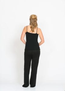 merino lounge pants black - ecowool