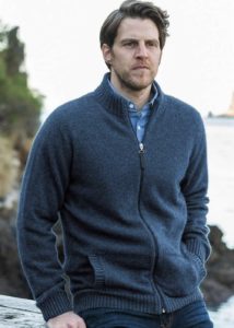 possum merino bristol jacket neptune - ecowool