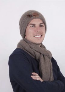 organic wool possum scarf natural - ecowool