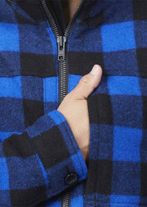 swanndri blue black check