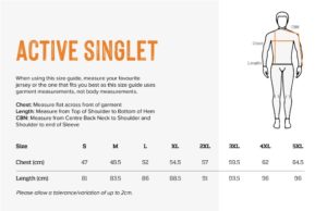 active singlet size guide ecowool