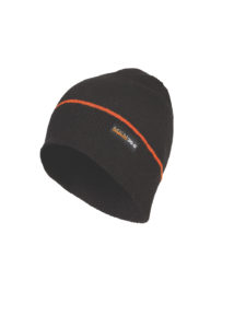 wool 36.6 dual layer beanie black - ecowool