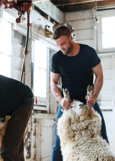 wool active tee black - ecowool