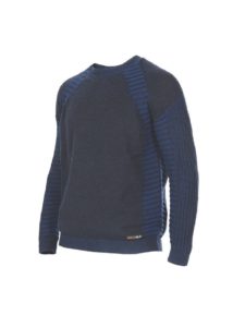 wool technical sweater blue - ecowool