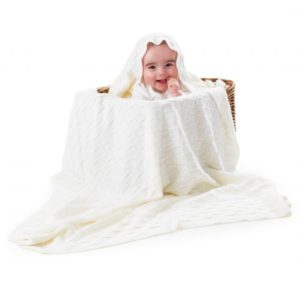 merino-basket-weave-baby-blanket-ivory ecowool