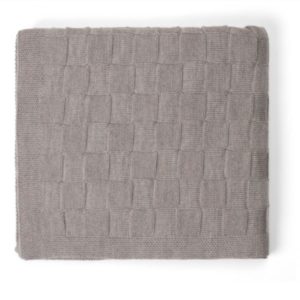 erino-baskmerino basket weave-baby-blanket-nat-marl ecowool