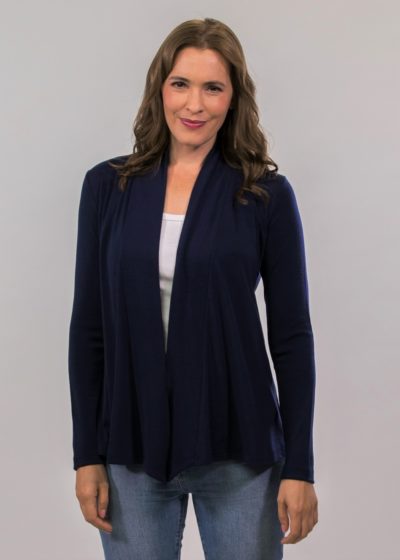merino Diva Jacket navy-ecowool