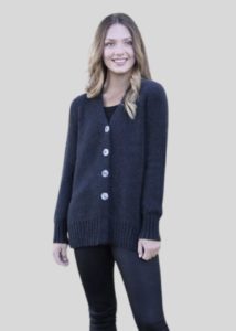 alpaca plain cardigan - ecowool