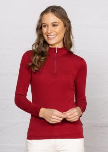 pure merino walker zip portobello- ecowool