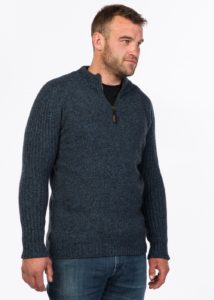 possum merino mount sweater blue jeans - ecowool