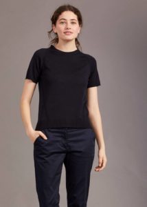 merino t shirt navy