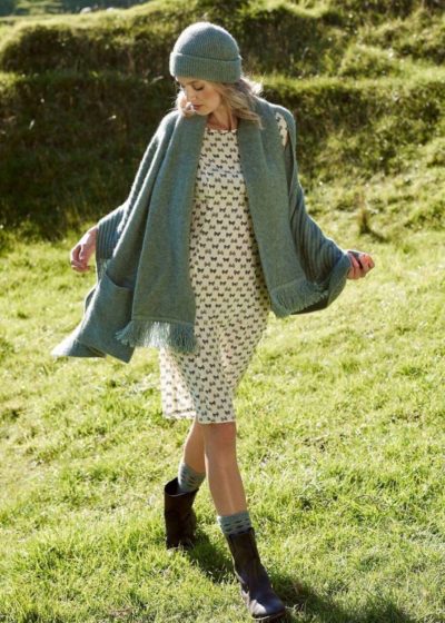 Possum Merino Wrap with Pockets - Ecowool