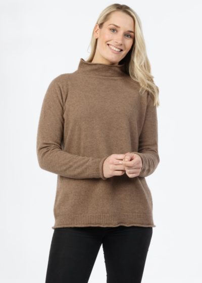possum merino funnel neck mink ecowool