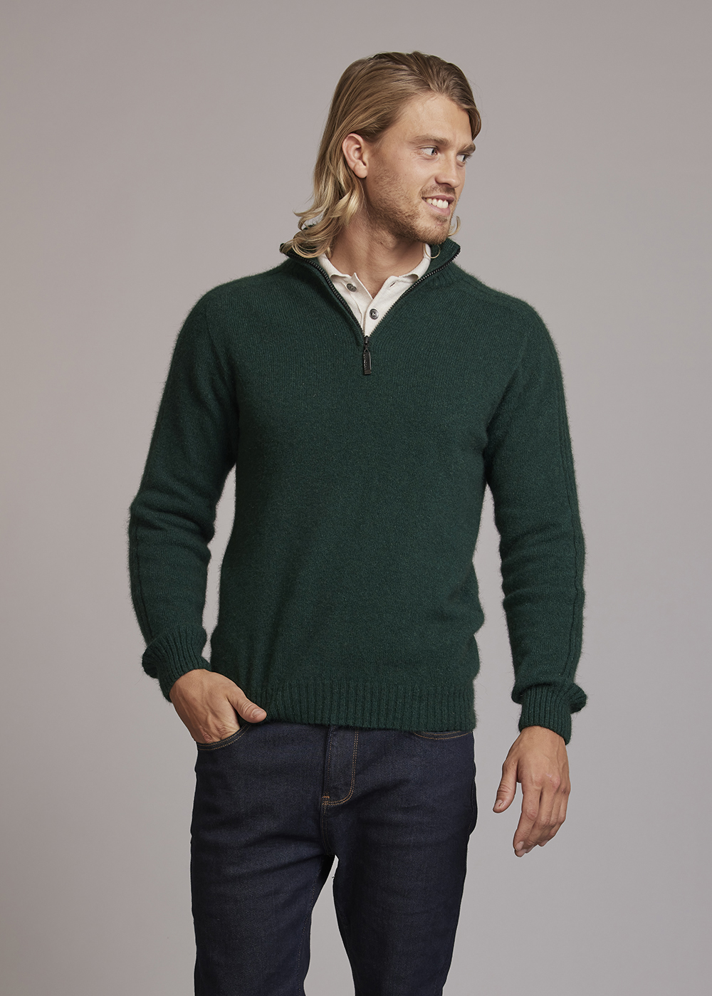 Men's possum merino clearance knitwear