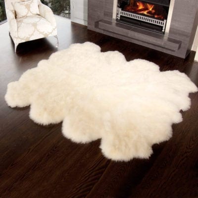 sheepskin Ecowool Octo - Ivory