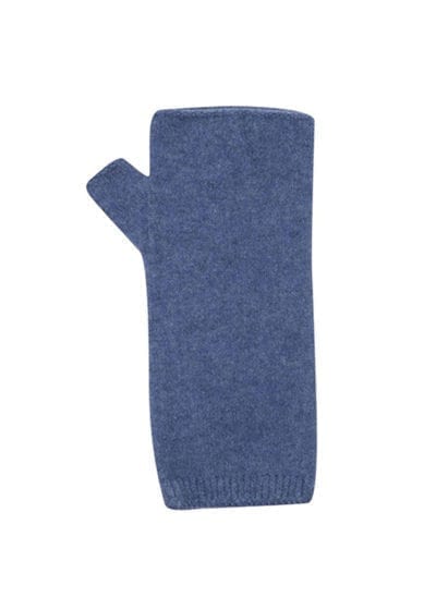 Wool Short Wristwarmer - Bluebell